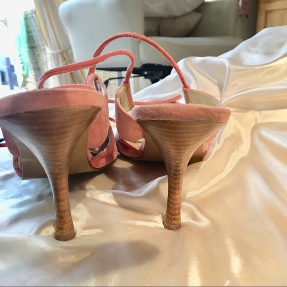 Colin Stuart pink suede heels - Picture 3 of 6